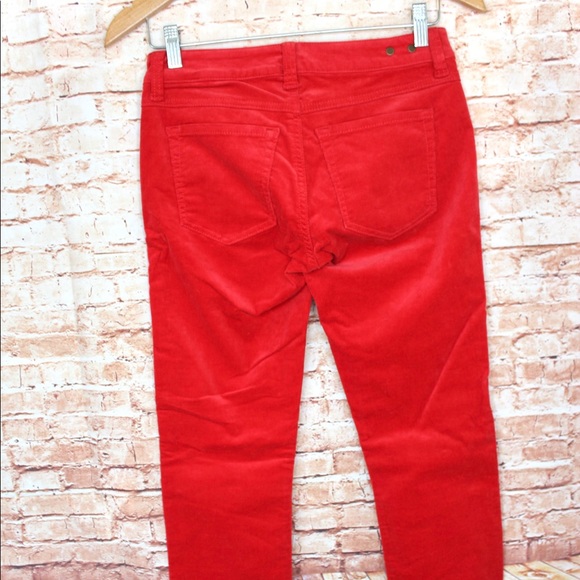 CAbi Jeans | Red Corduroy Skinny Fit Pants - Picture 10 of 11